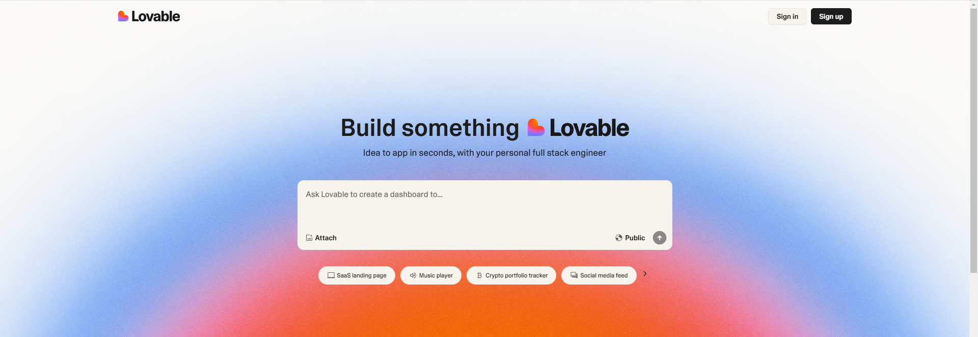Lovable